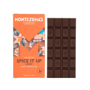 Montezuma's Ginger Spice It Up Dark Chocolate 70% Cocoa