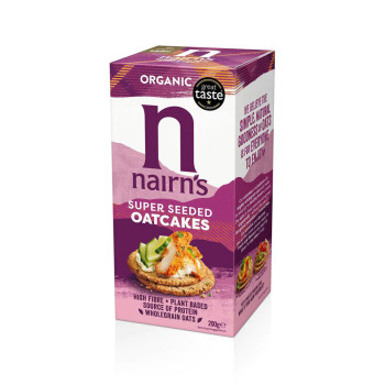 Nairns Organic Super Seeded Oat Cakes