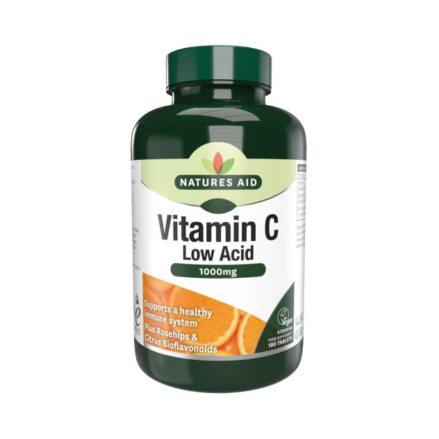 Nature's Aid - Low Acid Vitamin C 1000mg 