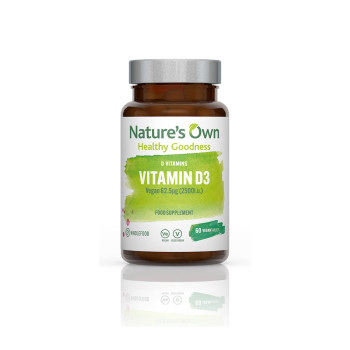 Nature's Own - Wholefood Vitamin D3 60 Tablets
