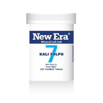 New Era single cell salt number 7 contains KALI. SULPH