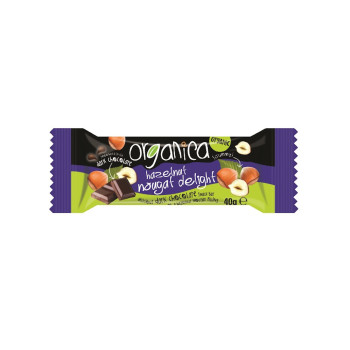 Organica Hazelnut Nougat Delight Chocolate Bar