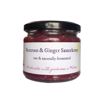 Organic Beetroot and Ginger Sauerkraut 280g