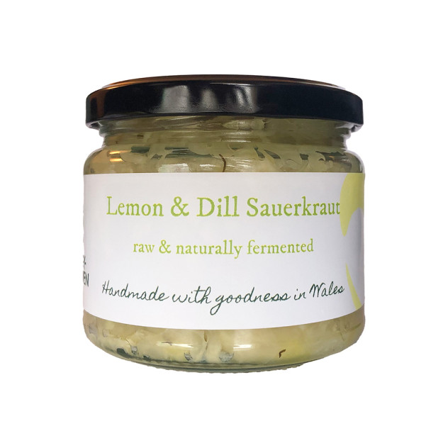 Organic Lemon & Dill Sauerkraut, 280g Organic Lemon & Dill Sauerkraut, 280g