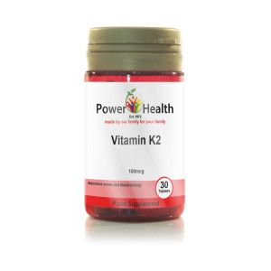 Power Health - Vitamin K2 100mcg - 30 Tablets