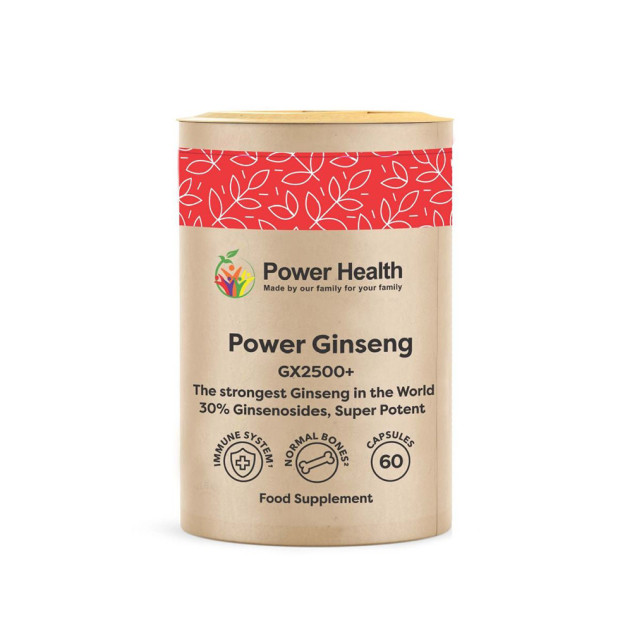 Power Ginseng GX2500+, 60 Capsules