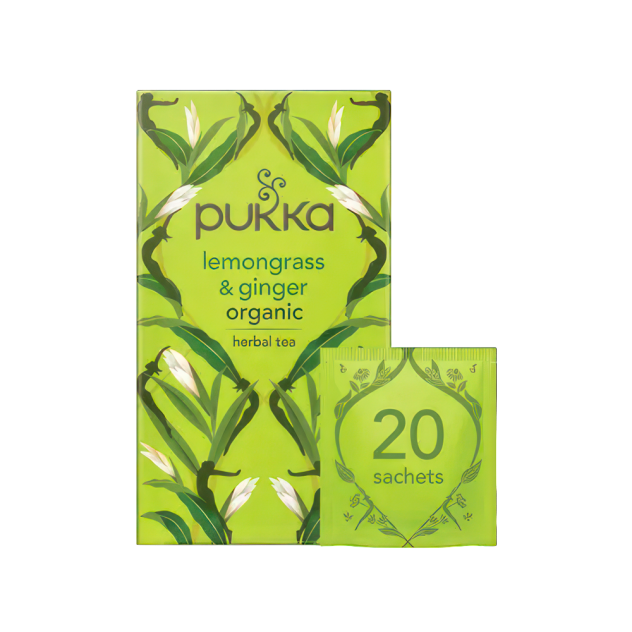 Pukka Lemongrass & Ginger Organic Tea 20 bags