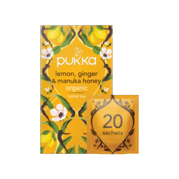 Pukka Lemon, Ginger & Manuka Honey Organic Tea 20 bags