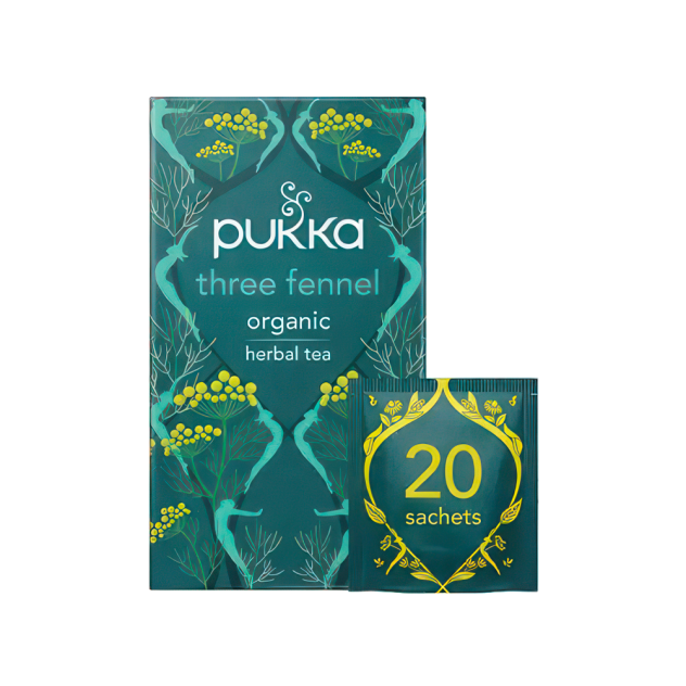 Pukka Three Fennel Organic Tea 20 bags