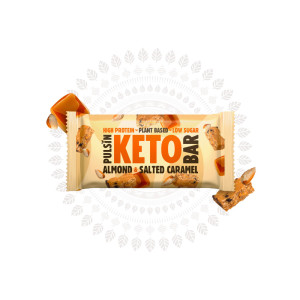 Almond and Salted Caramel Keto Bar, 50g