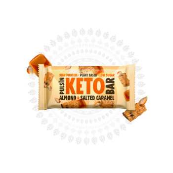 Almond and Salted Caramel Keto Bar, 50g