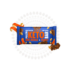Choc Orange and Peanut Keto Bar, 50g