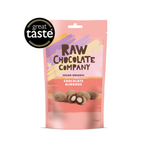 Raw Chocolate Company Organic Chocolate Almonds