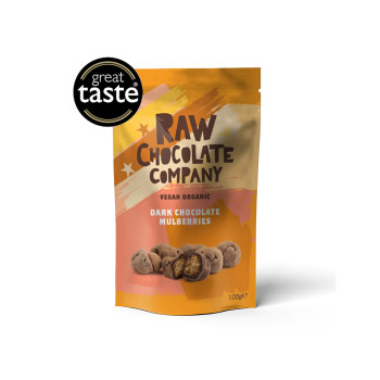 Raw Chocolate Company Organic Dark Chocolate Mulberries