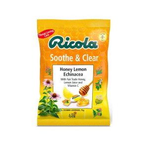Ricola Soothe & Clear: Honey Lemon Echinacea Lozenges 75g