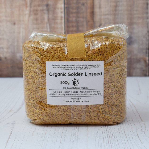 Riverside Health Foods Organic Golden Linseed