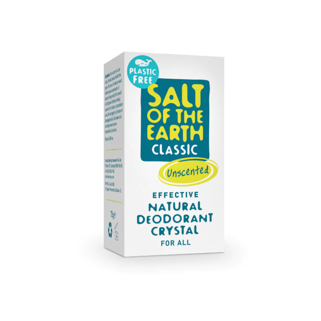 Salt Of The Earth Classic Effective Deodorant Crystal Unscented For All 75g
