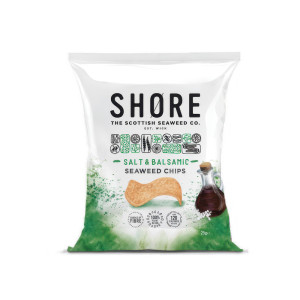 Salt & Balsamic Flavour Seaweed Chips, 80g