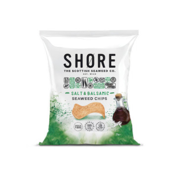Salt & Balsamic Flavour Seaweed Chips, 80g