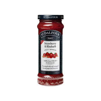 St Dalfour Strawberry & Rhubarb Fruit Spread 100% From Fruit 284g