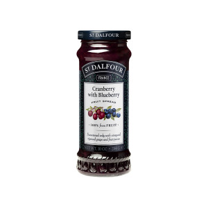 St Dalfour Cranberry with Blueberry 100% Fruit Spread 284g