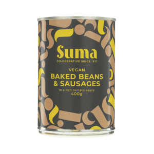 Suma Vegan Baked Beans & Sausages 400g