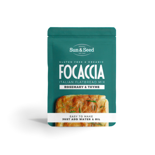 Sun & Seed Gluten Free Rosemary & Thyme Focaccia Mix