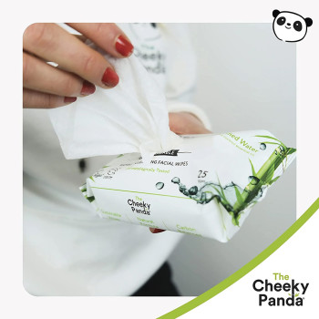 The Cheeky Panda Biodegradable 25 Cleansing Wipes