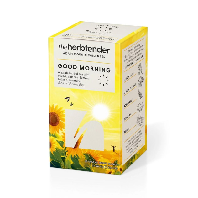 Good Morning, Organic Herbal tea with Reishi, 18 bags