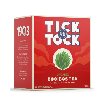 Tick Tock Rooibos Organic Tea 80 bags