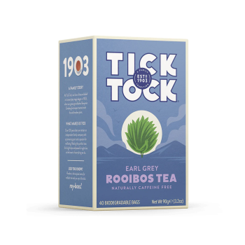 Tick Tock Earl Grey Rooibos Tea 40 bags