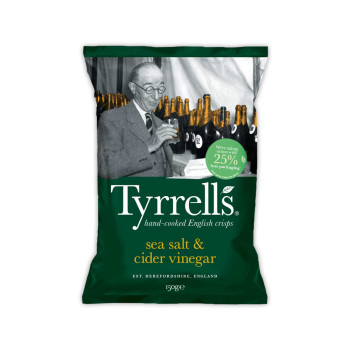 Tyrrell's Crisps Sea Salt & Cider Vinegar 40g