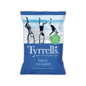 Tyrrell's Crisps Lightly Sea Salted 150g