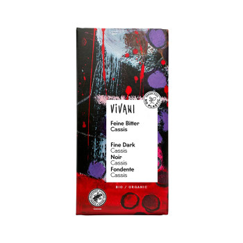Vivani Fine Dark Cassis Chocolate