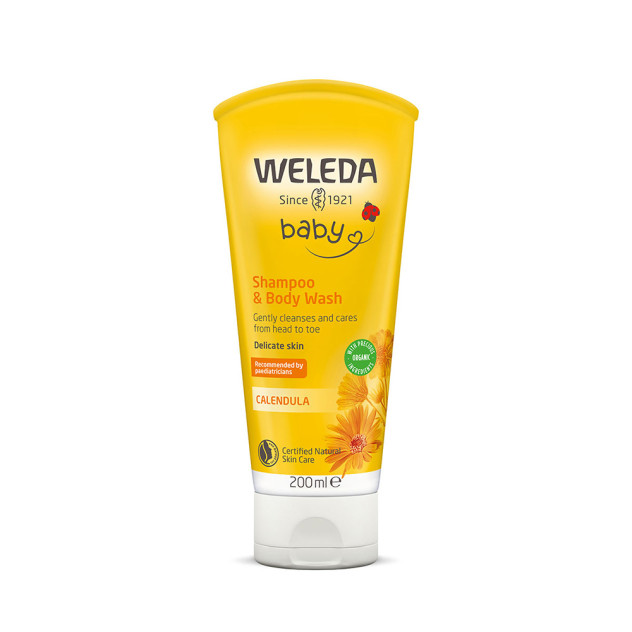 Weleda Baby Calendula Shampoo & Body Wash 200ml