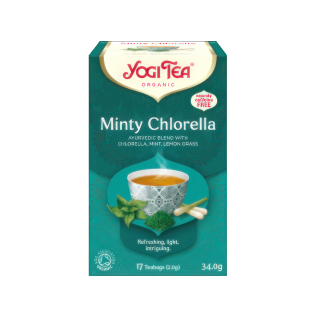 Yogi Tea Minty Chlorella Organic Tea 17 bags